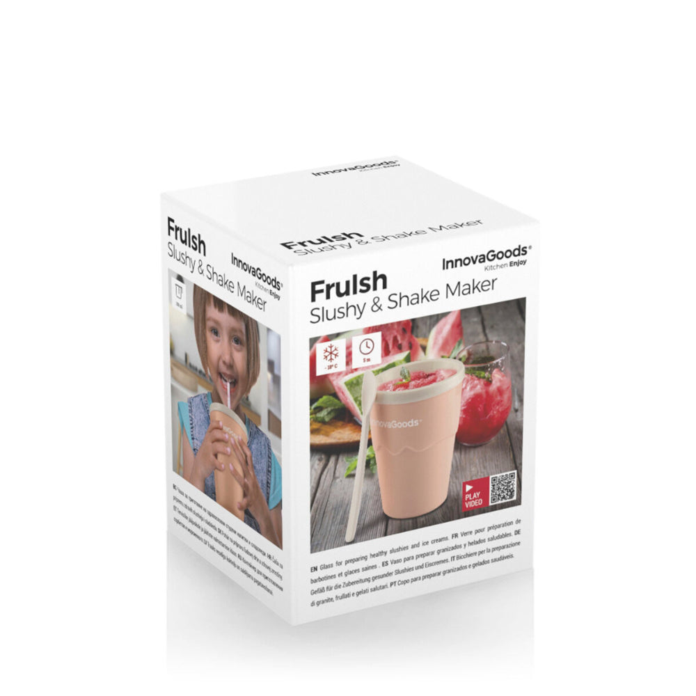 InnovaGoods Cup For Making Ice Creams And Slushies With Recipes Frulsh, V0103263