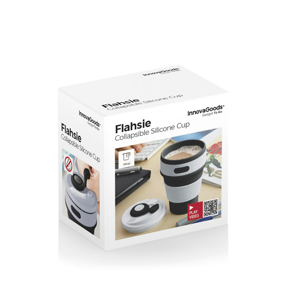 InnovaGoods Folding Silicone Cup Flahsie, V0103302