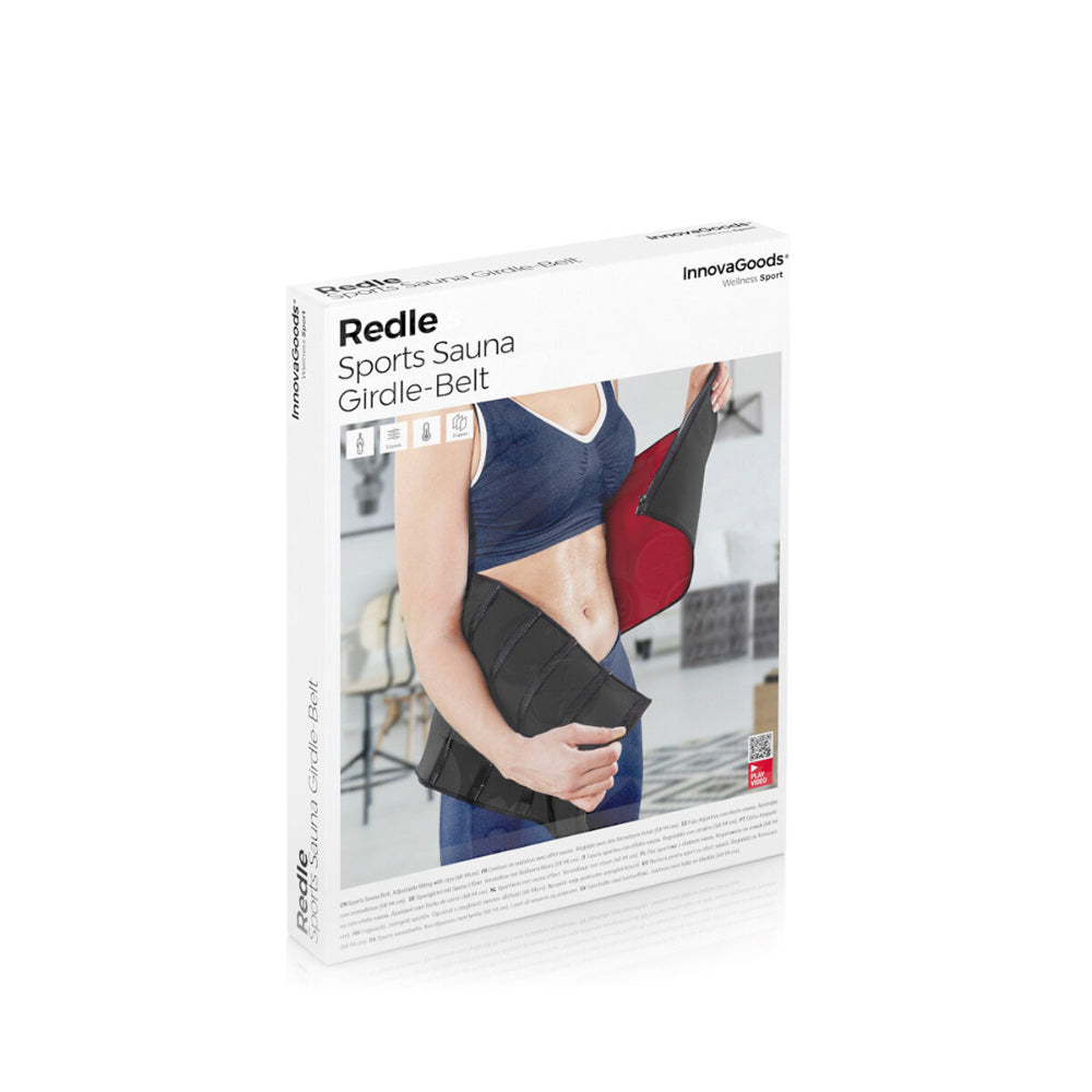 InnovaGoods Sports Slimming Belt with Sauna Effect Redle