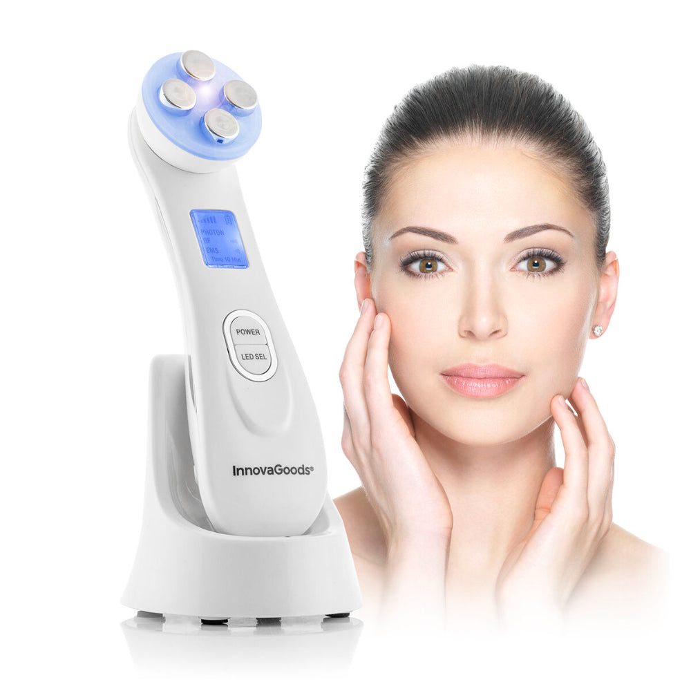 InnovaGoods Facial Massager With Radiofrequency, Phototherapy And Electrostimulation Wace, V0103440
