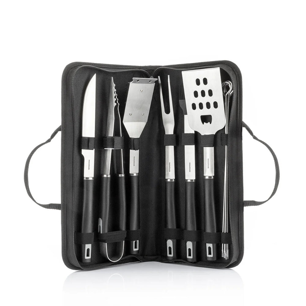 InnovaGoods Bbq Utensils Kit With Case Bbset 12 Pieces, V0103694