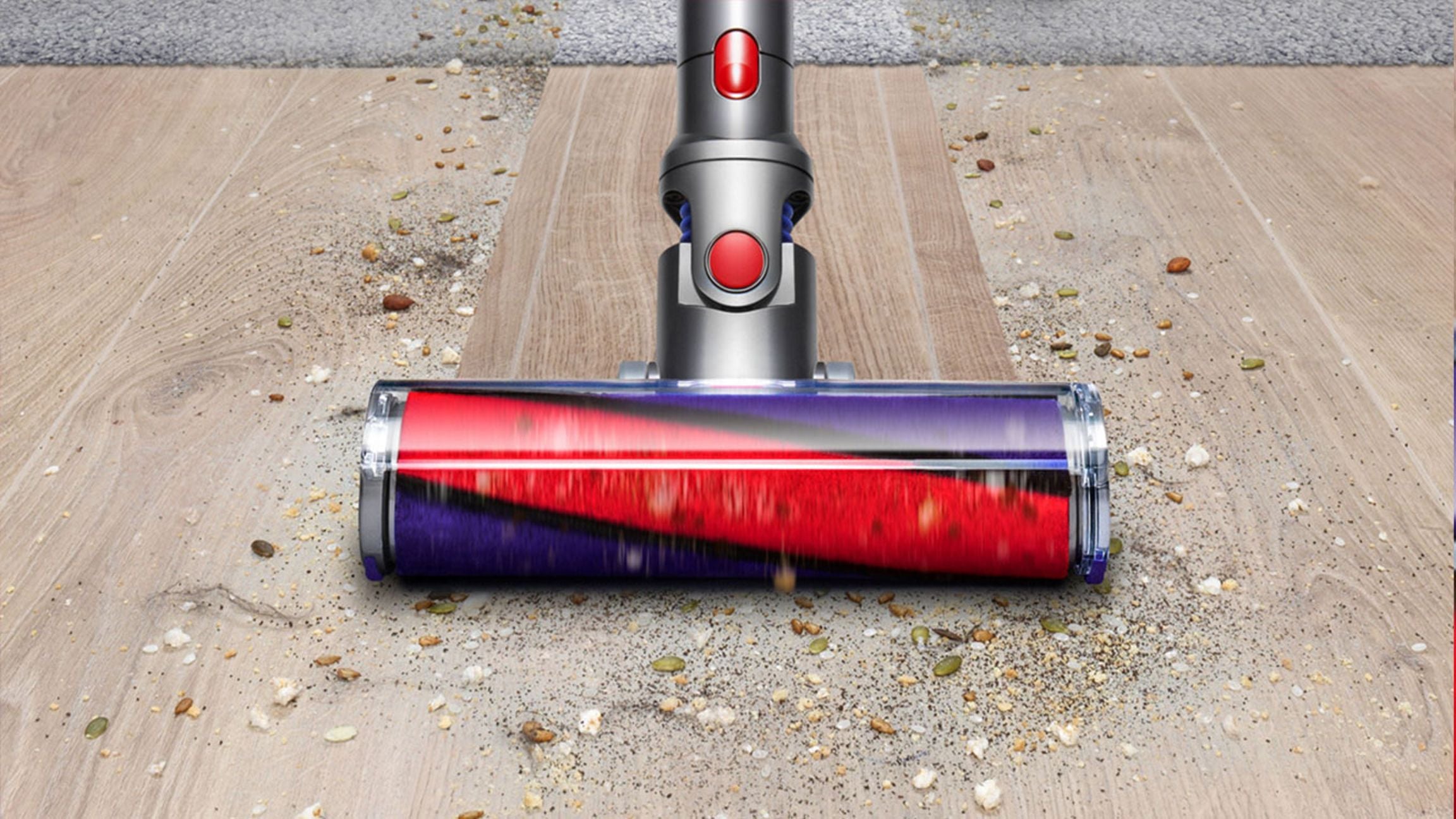 Dyson V11 Fluffy Cordless Vacuum Cleaner (Nickel/Red)