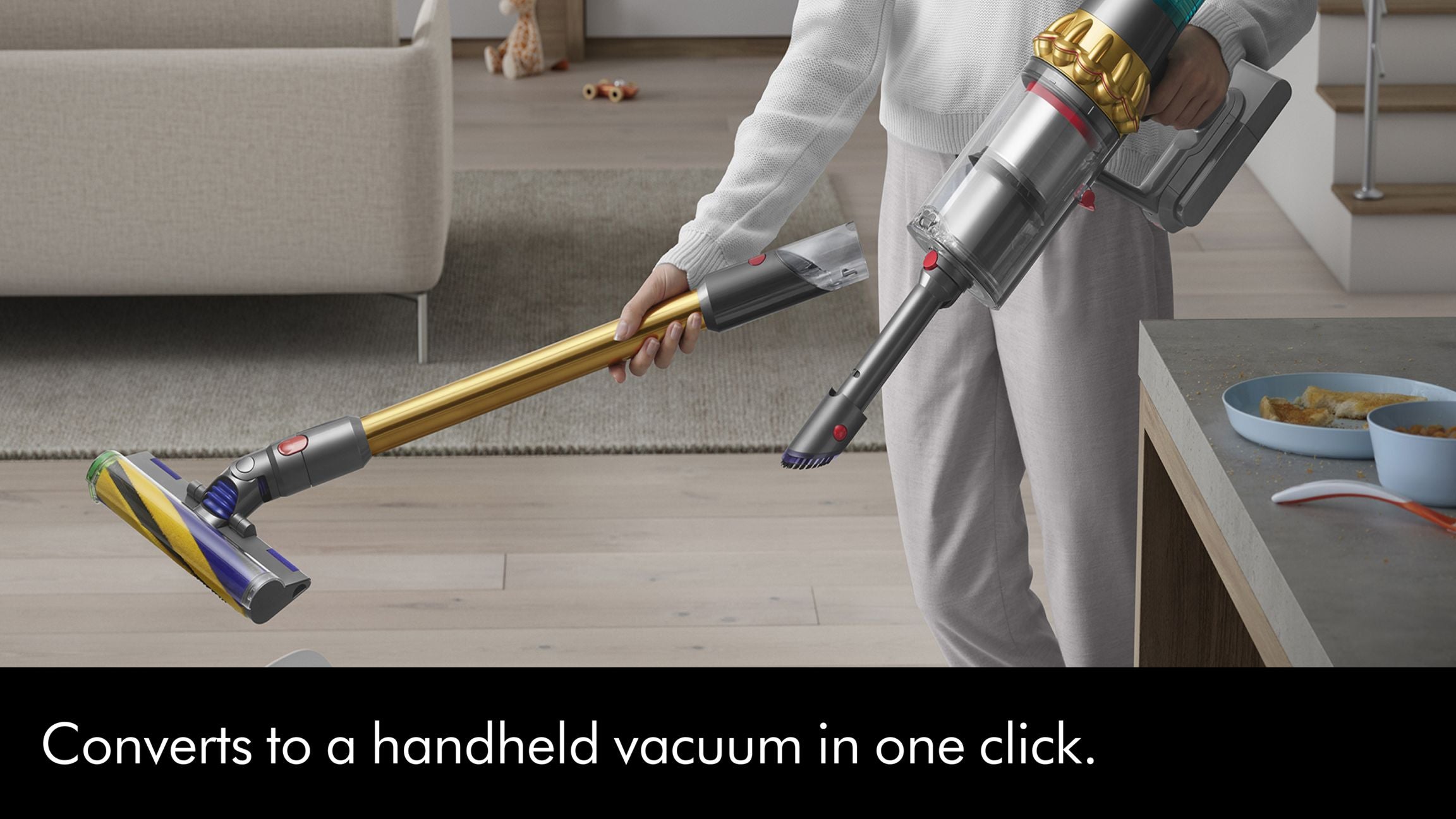 Dyson V15 Detect Absolute Cordless Vacuum Cleaner (Gold)