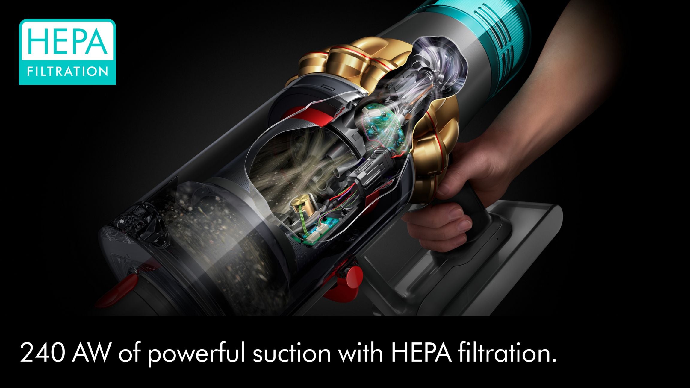 Dyson V15 Detect Absolute Cordless Vacuum Cleaner (Gold)