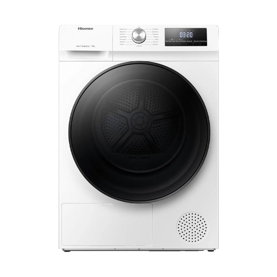 Hisense DHQA902U 9Kg Heat Pump Tumble Dryer - White - A++ Rated