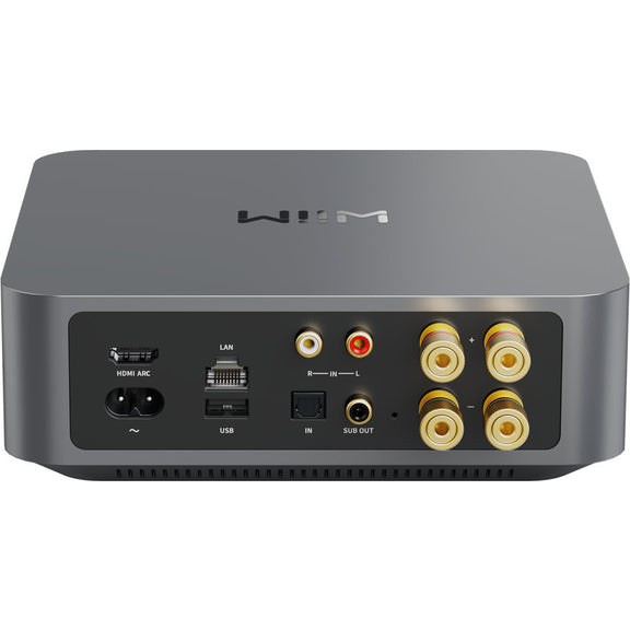WiiM AMP Multiroom Streaming Amplifier Gray