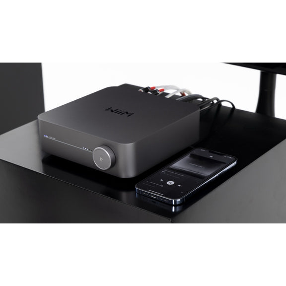 WiiM AMP Multiroom Streaming Amplifier Gray