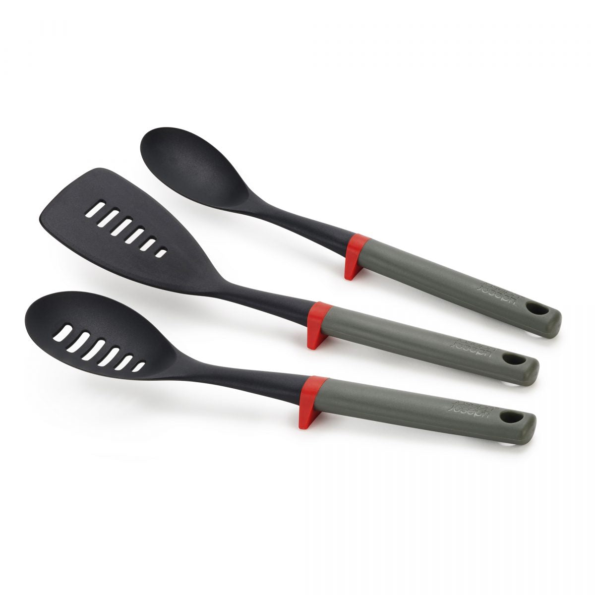 Joseph Joseph Duo 3 piece utensil set with integrated tool rests