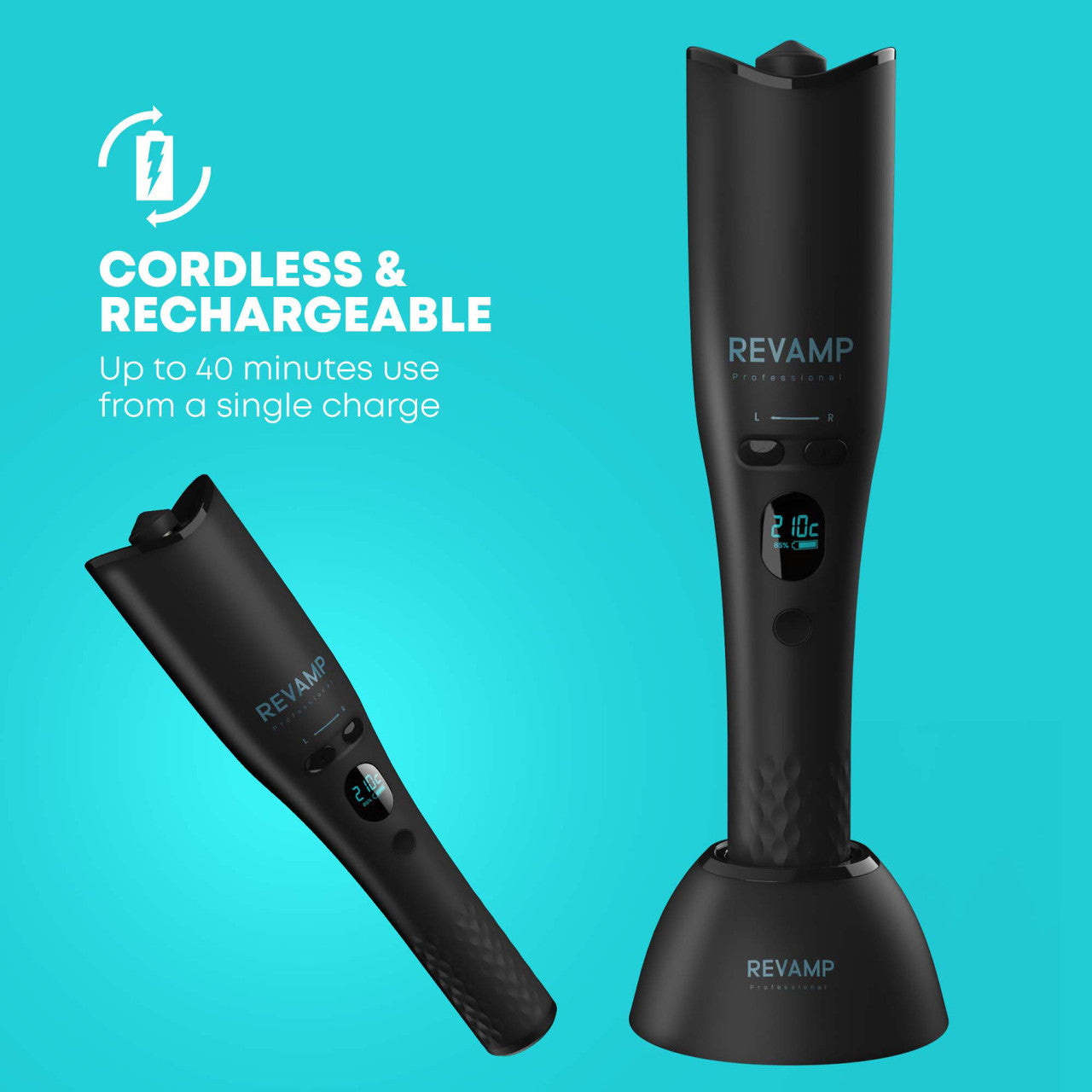 Revamp iGEN Cordless Hollywood Curl Automatic Rotating Curler