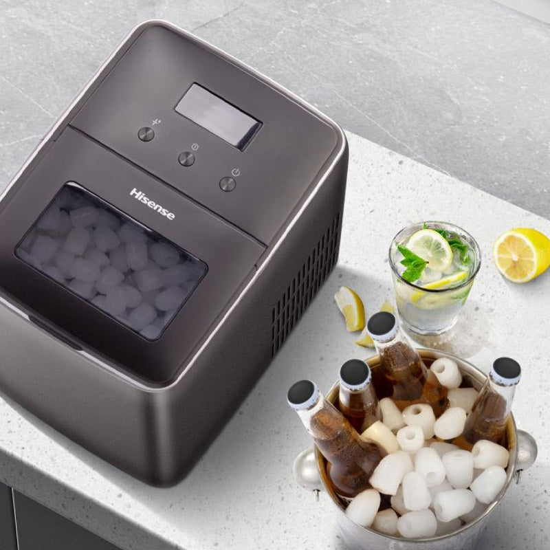Hisense, 2.8 L, black - Ice maker