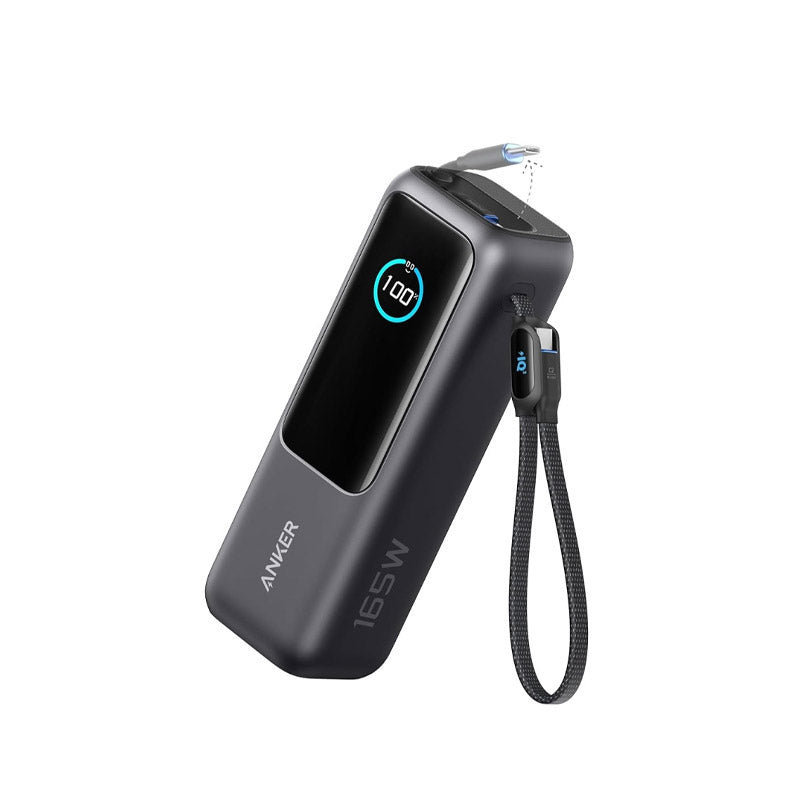 Anker Power Bank (25K, 165W, Built-In and Retractable Cables)