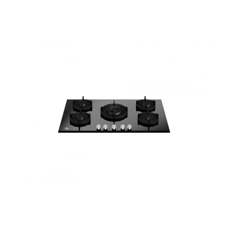 La Germania 90cm gas on glass hob, central dual wok