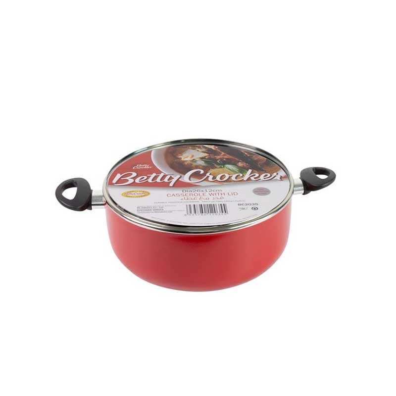 Betty Crocker – Casserole w/Lid- 26cm BC2035