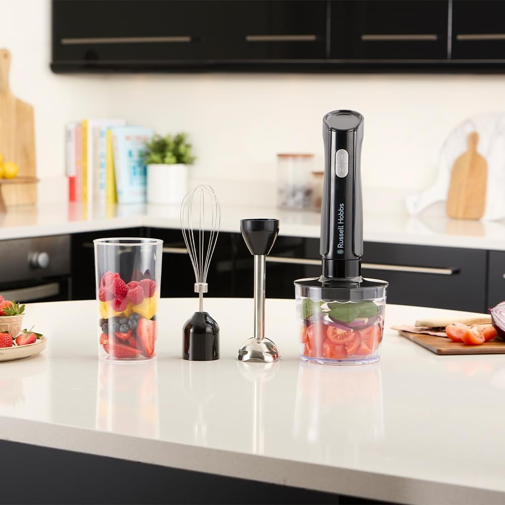 Russell Hobbs Hand Blender Mixer 3-in-1 Anthracite