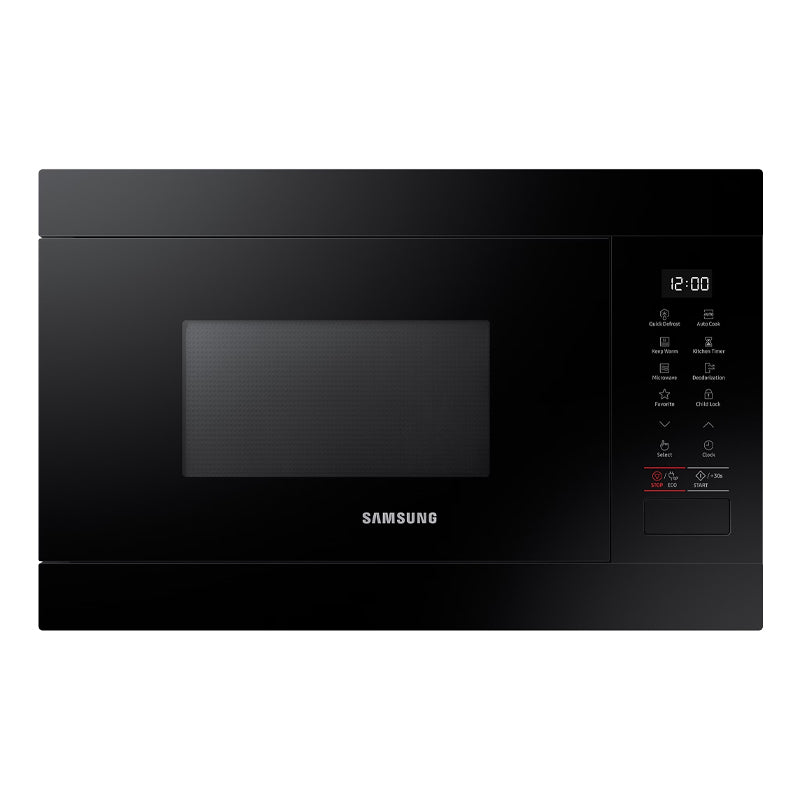 Samsung Built-In Solo Microwave, 22L, Black