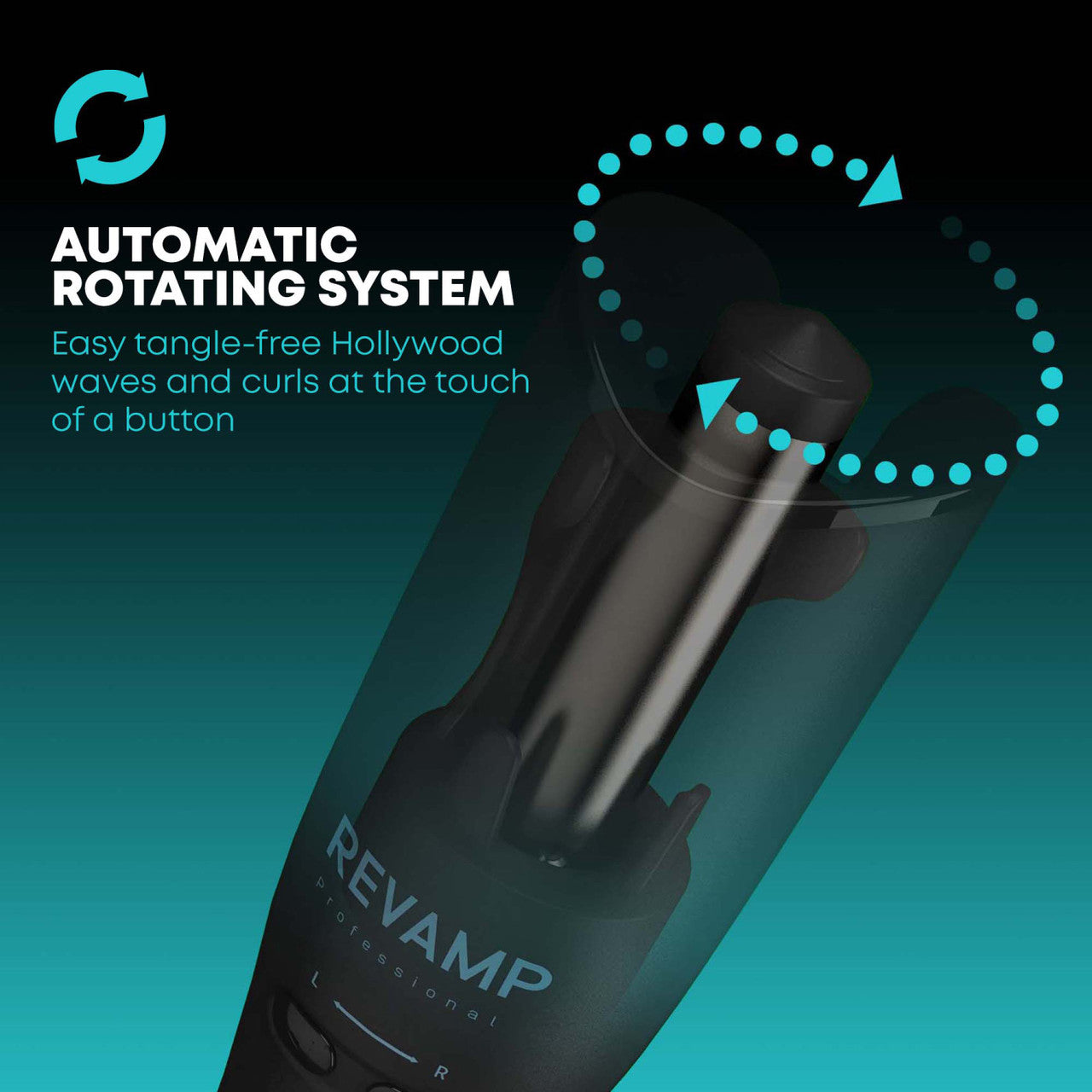 Revamp iGEN Cordless Hollywood Curl Automatic Rotating Curler