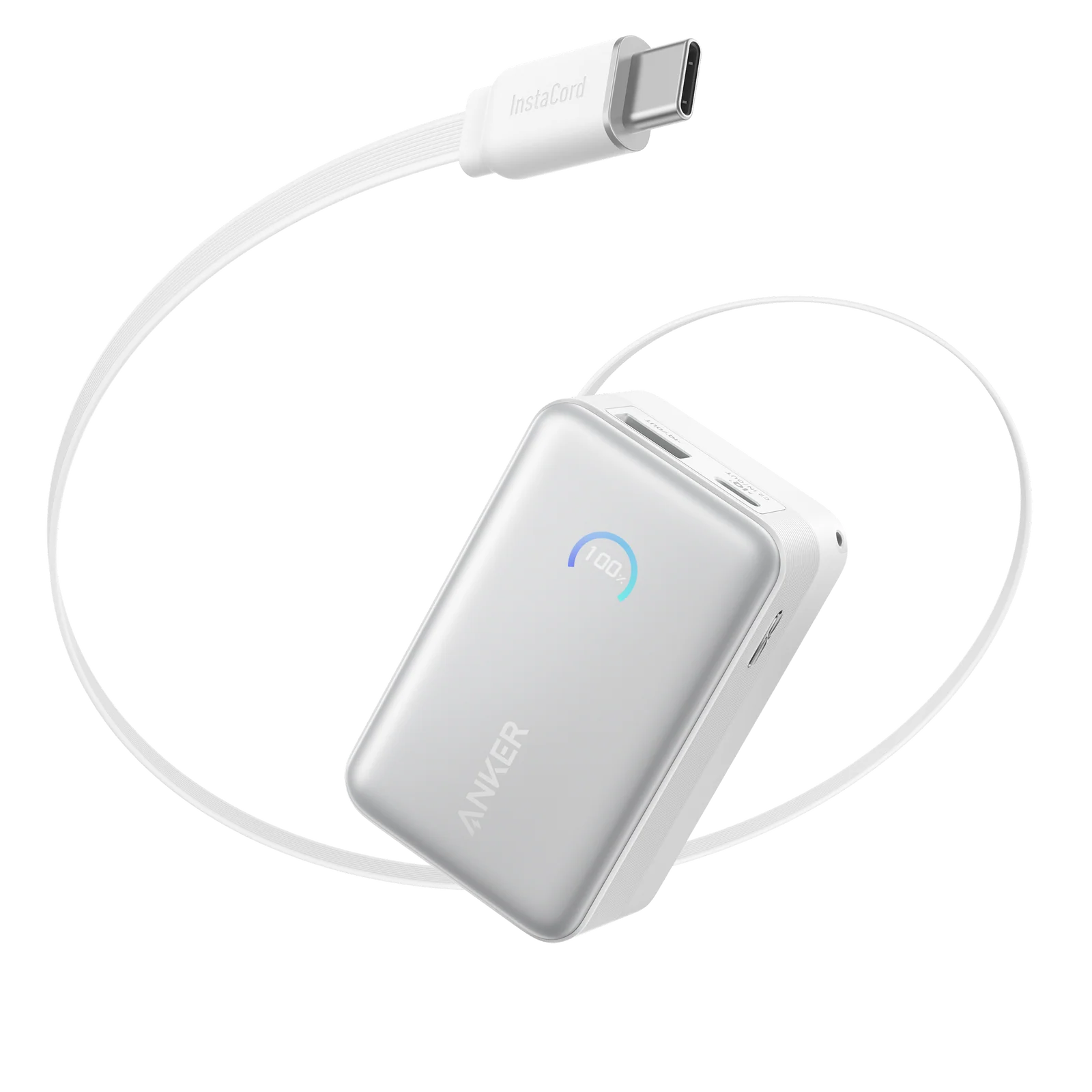 Anker (10K, 45W, Built-In Retractable USB-C Cable)
