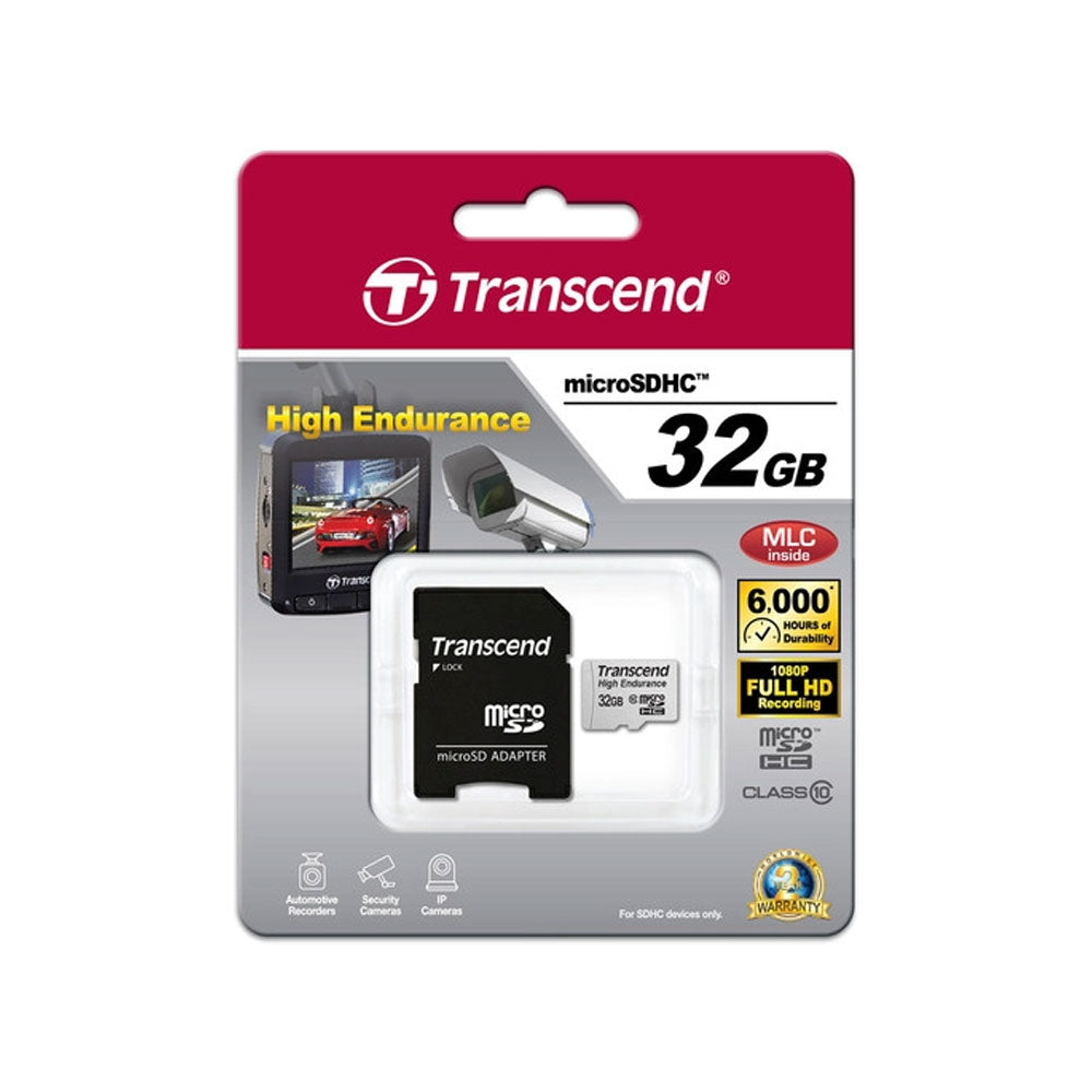 Transcend 32GB High Endurance microSDHC Memory Card