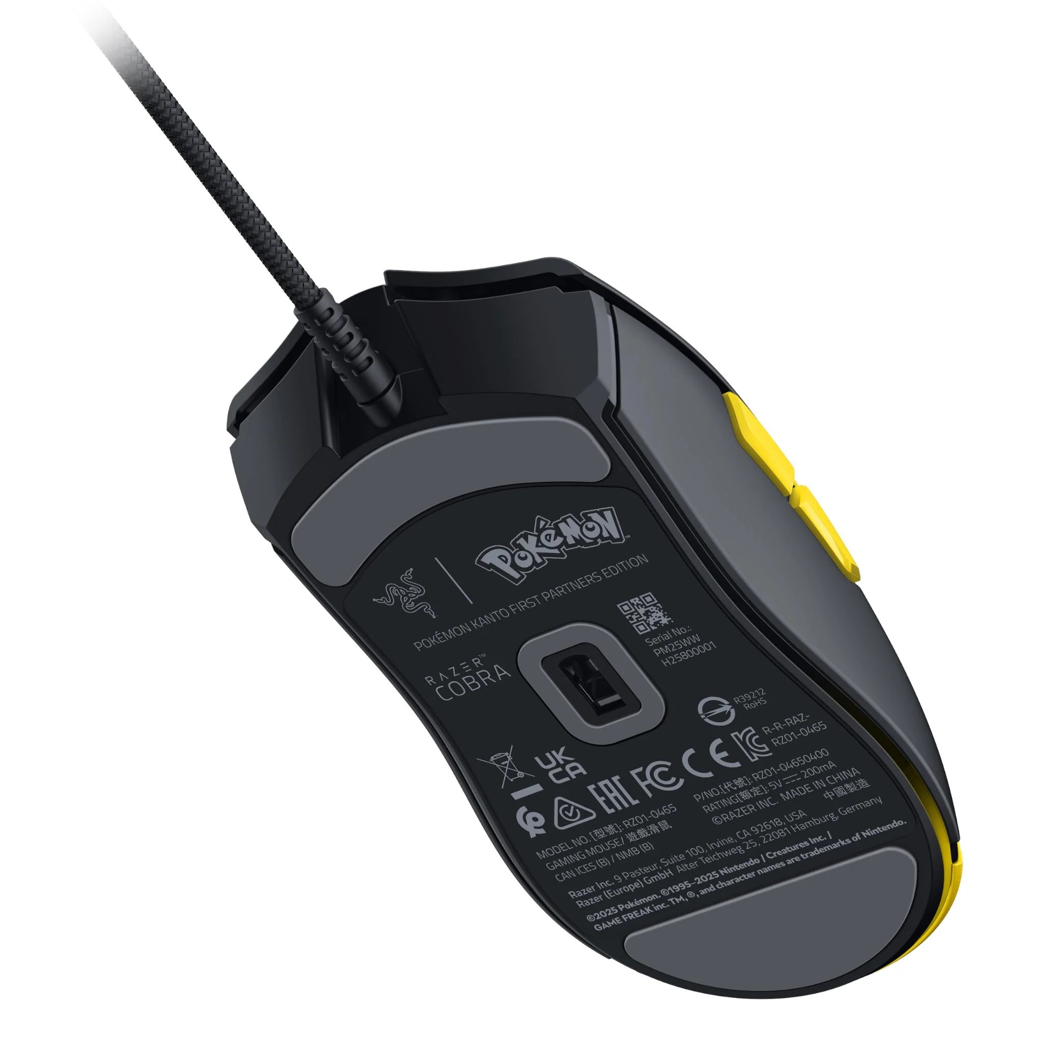 Razer Cobra Customizable Gaming Mouse Pokémon Kanto Starters Edition