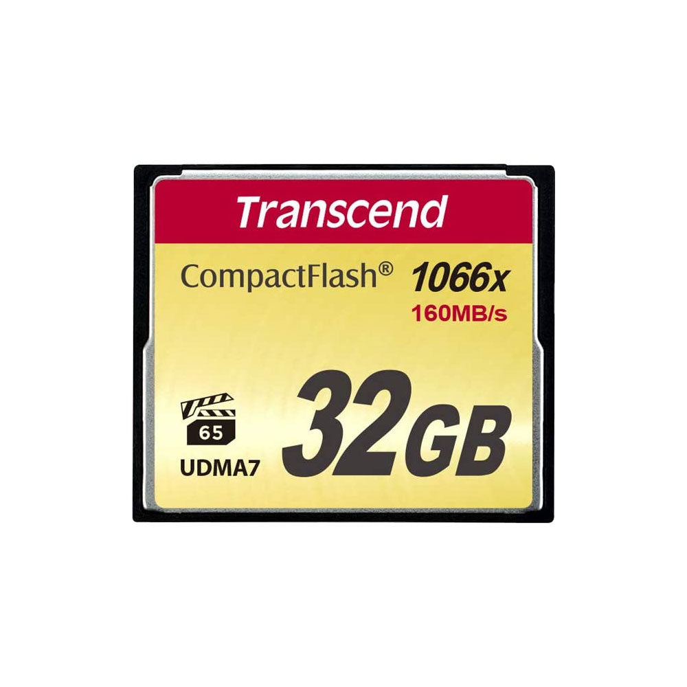 Transcend 32GB CompactFlash Memory Card 1000x