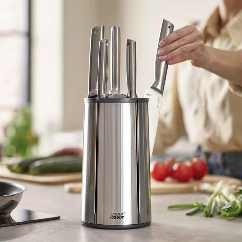 Joseph Joseph Elevate Steel Knives Carousel 5-piece Set