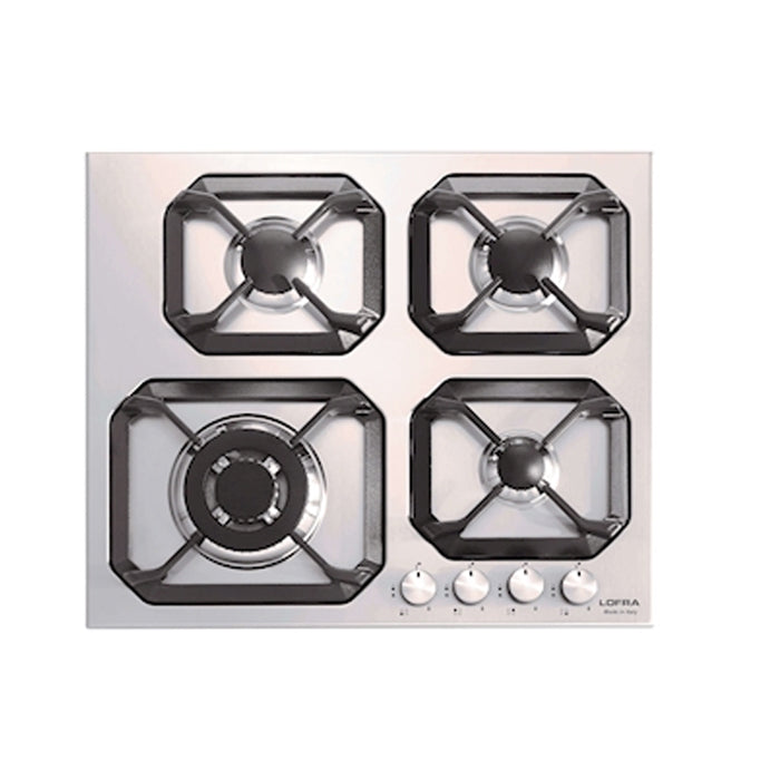 Lofra Hob Urano HLS6G0/GC26 Stainless Steel 60 cm Gas Hobs