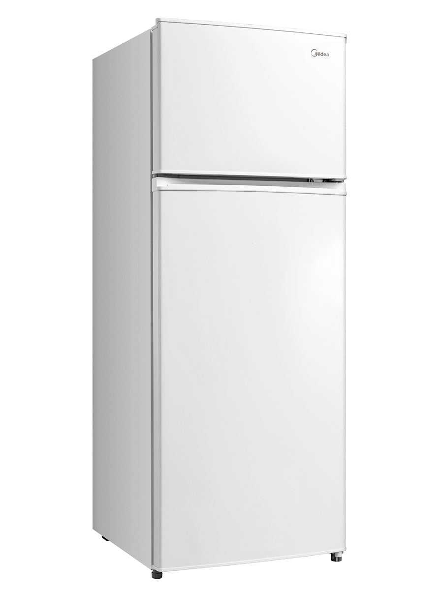 Midea Double Door static Refrigerator, White