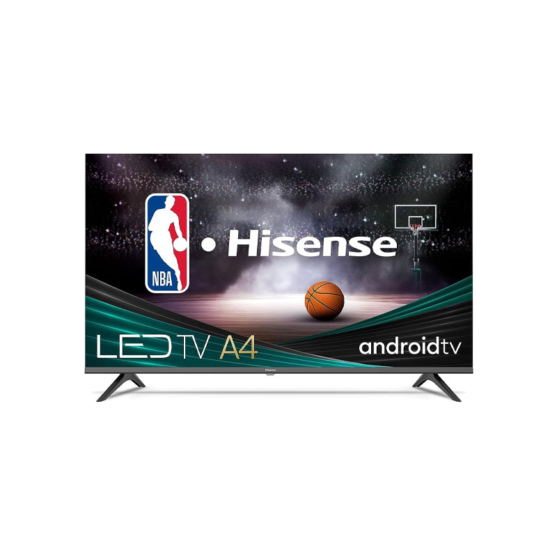Hisense A4 Series 32-Inch Class HD Smart Android TV with DTS Virtual X, Game & Sports Modes, Chromecast Built-in, Alexa Compatibility (32A4H, 2022 New Model) ,Black