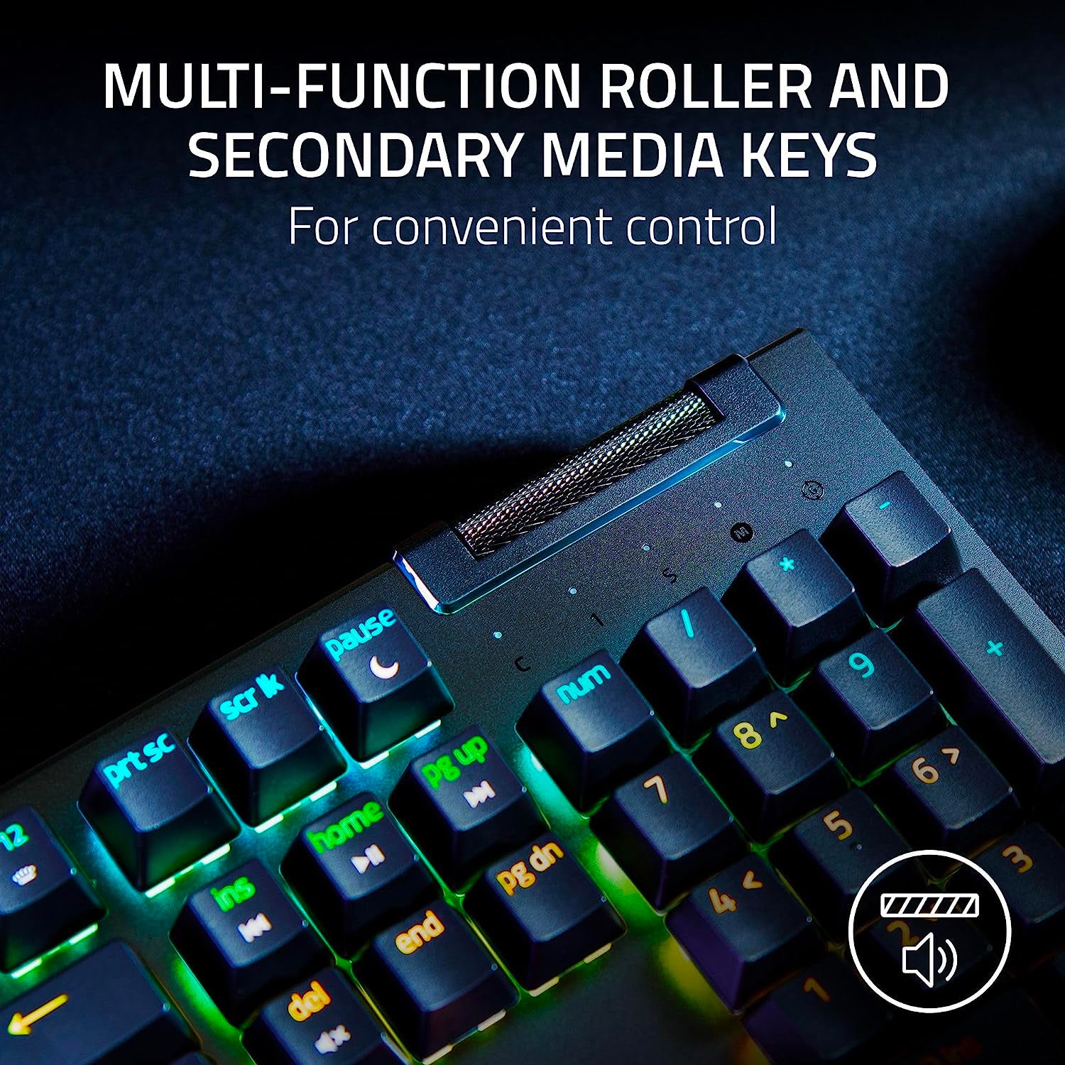 Razer BlackWidow V4 X - Mechanical Gaming Keyboard: Green Switches Tactile & Clicky