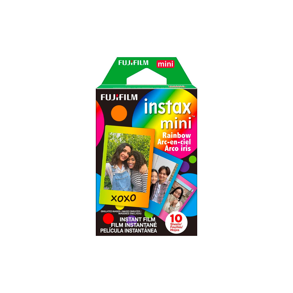Fujifilm Instax Mini Rainbow Film - (pack of 10)
