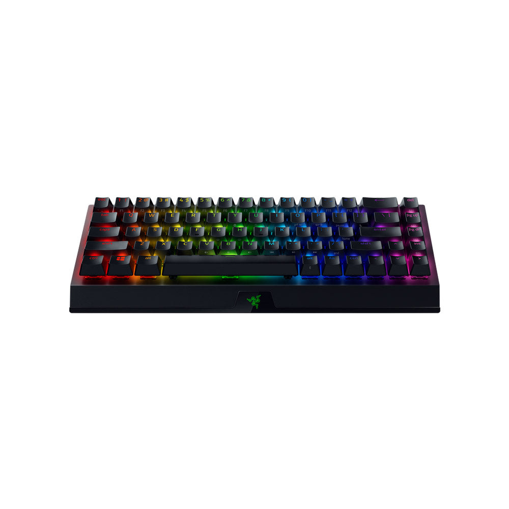 Razer - BlackWidow V3 Mini Hyperspeed Phantom Edition 65% Wireless Mechanical Yellow Linear Switch Gaming Keyboard - Black