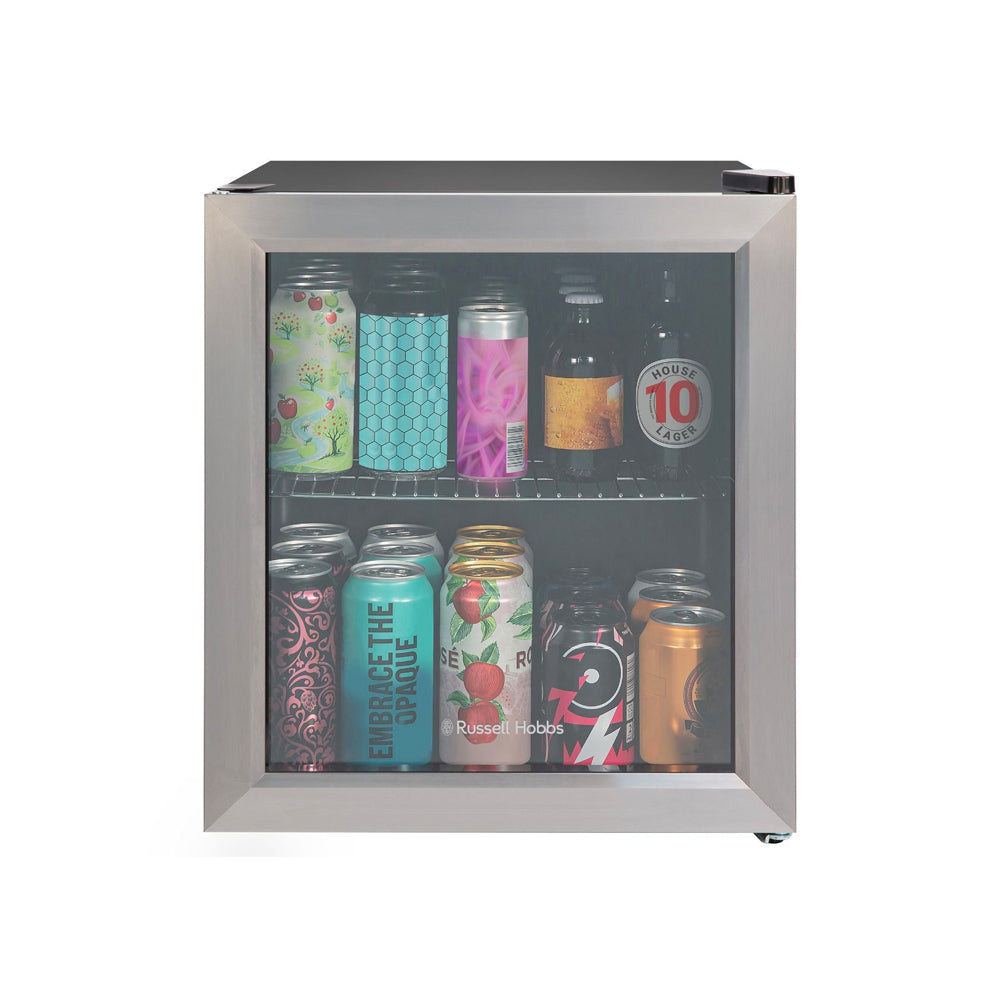 Russell Hobbs Stainless Steel Glass Door Wine Cooler