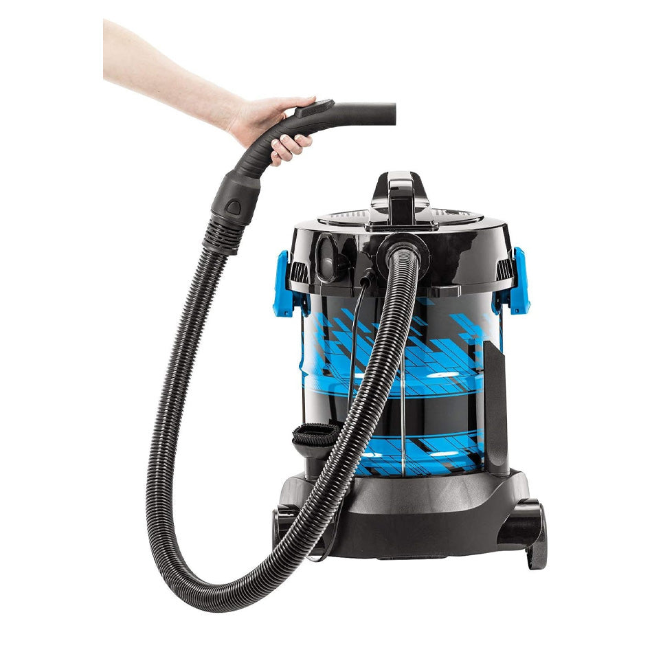 Bissell Powerclean (2027E) Drum Vacuum Cleaner, 21L, Blue