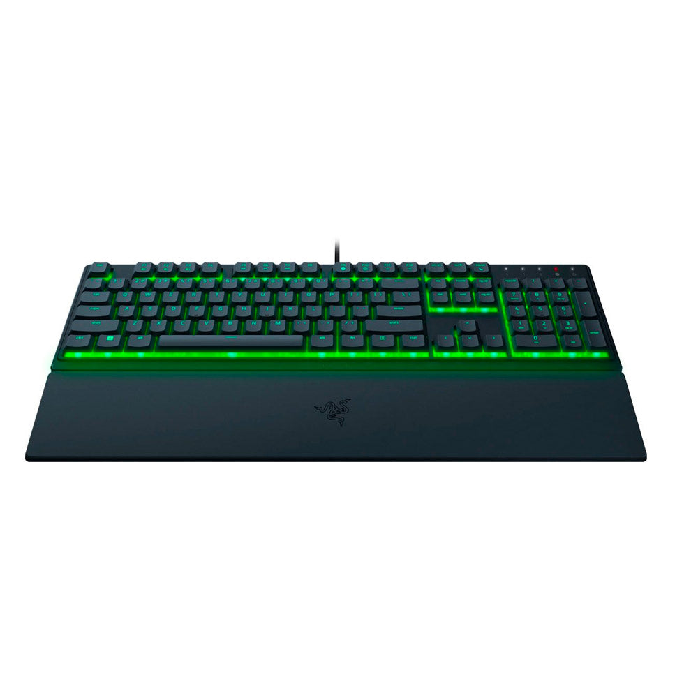 Razer - Ornata V3 X Full-Size Wired Membrane Gaming Keyboard with Chroma RGB Backlighting - Black