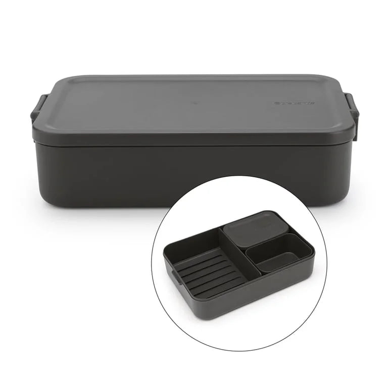 Brabantia Make & Take Lunch Box Bento, Large, Plastic
