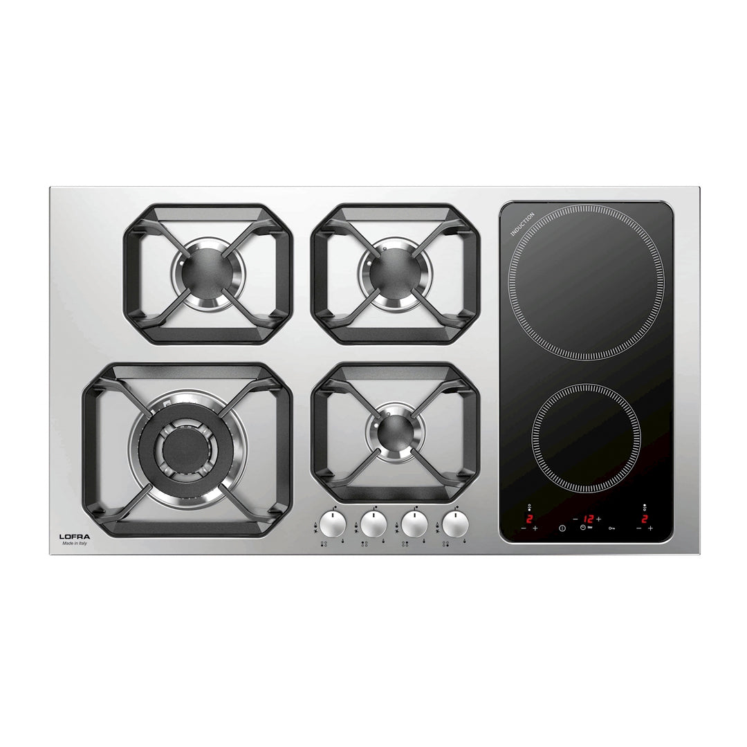 Lofra Hob Nettuno 90 HLS9G2I Stainless Steel