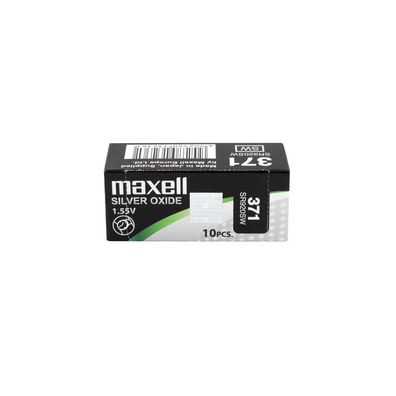 Maxell Mercury Free Batteries SR920SW (371) , Pack of 10