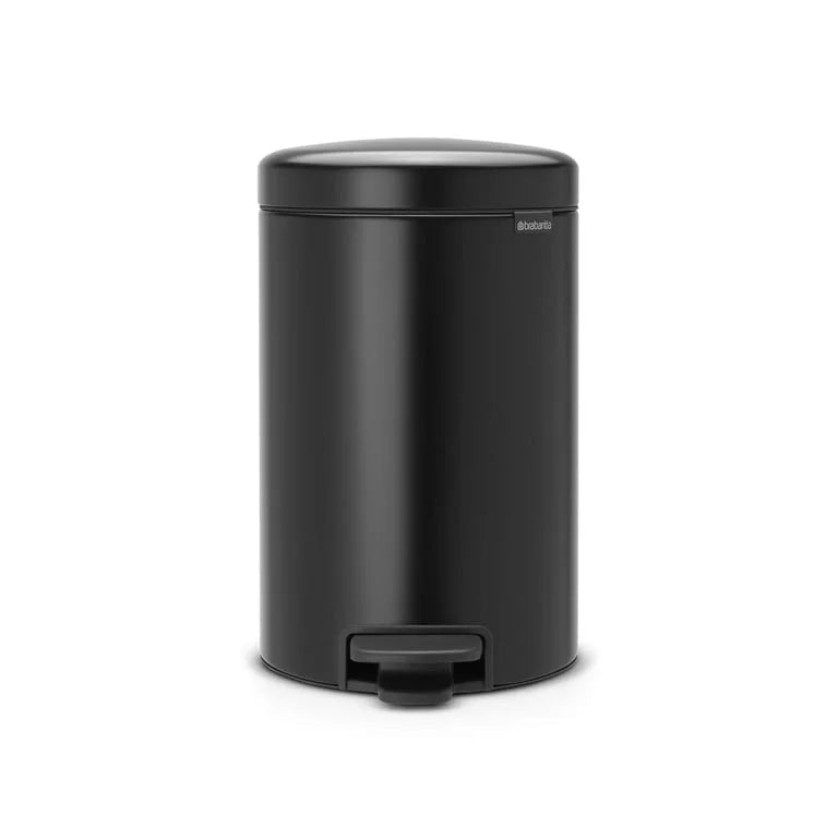 Brabantia Pedal Bin newIcon 12L Plastic Inner Bucket Matt Black