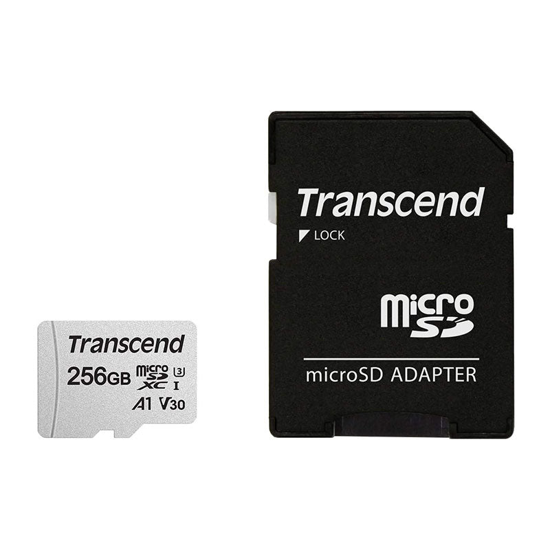 Transcend 256GB 300S UHS-I microSDXC Memory Card with SD Adapter