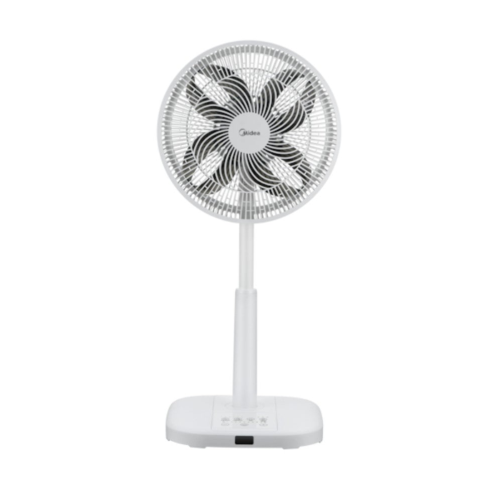 Midea 14-Inch Pedestal Fan, 8 Blades, 9 Speeds, MID-FS3526XRD