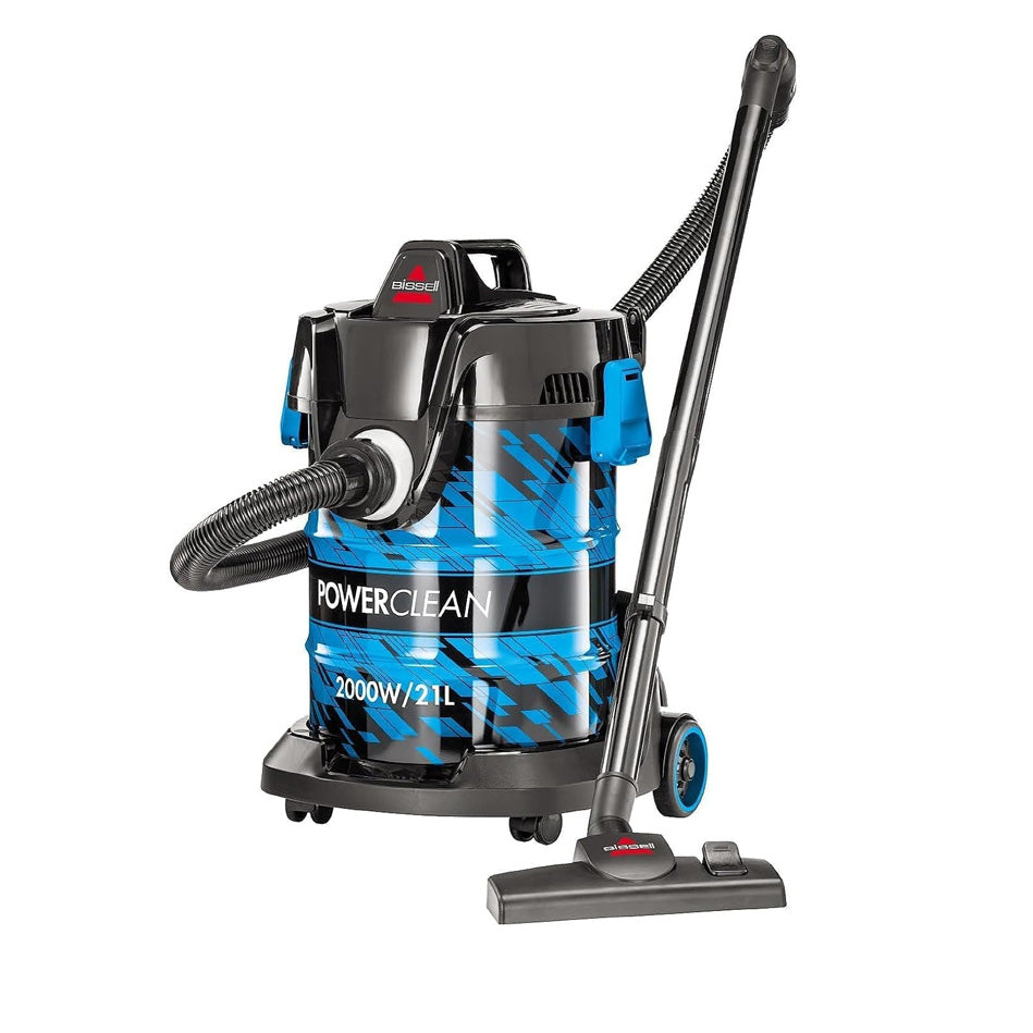Bissell Powerclean (2027E) Drum Vacuum Cleaner, 21L, Blue