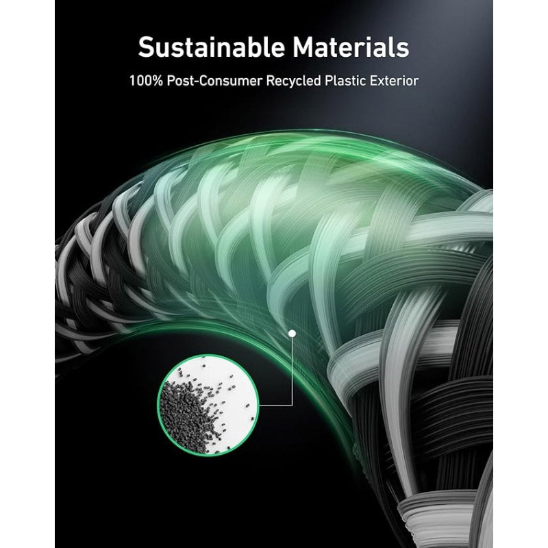 Anker Prime USB-C to USB-C Cable 1m (240W, Upcycled-Braided)