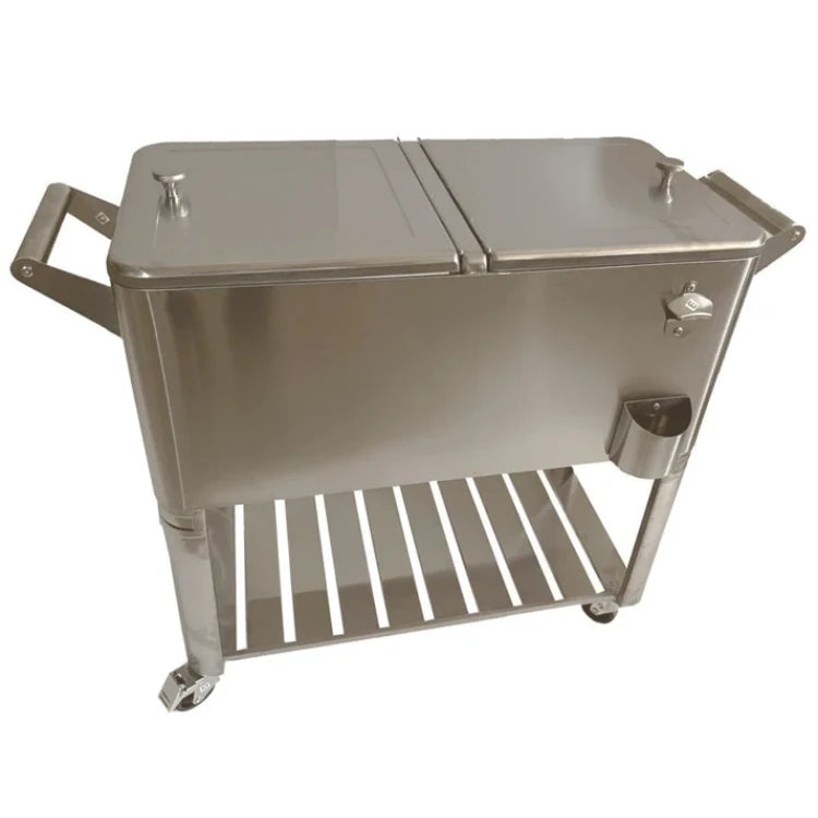 Aqualux Outdoor Cooler Stainless Steel 80 Liters