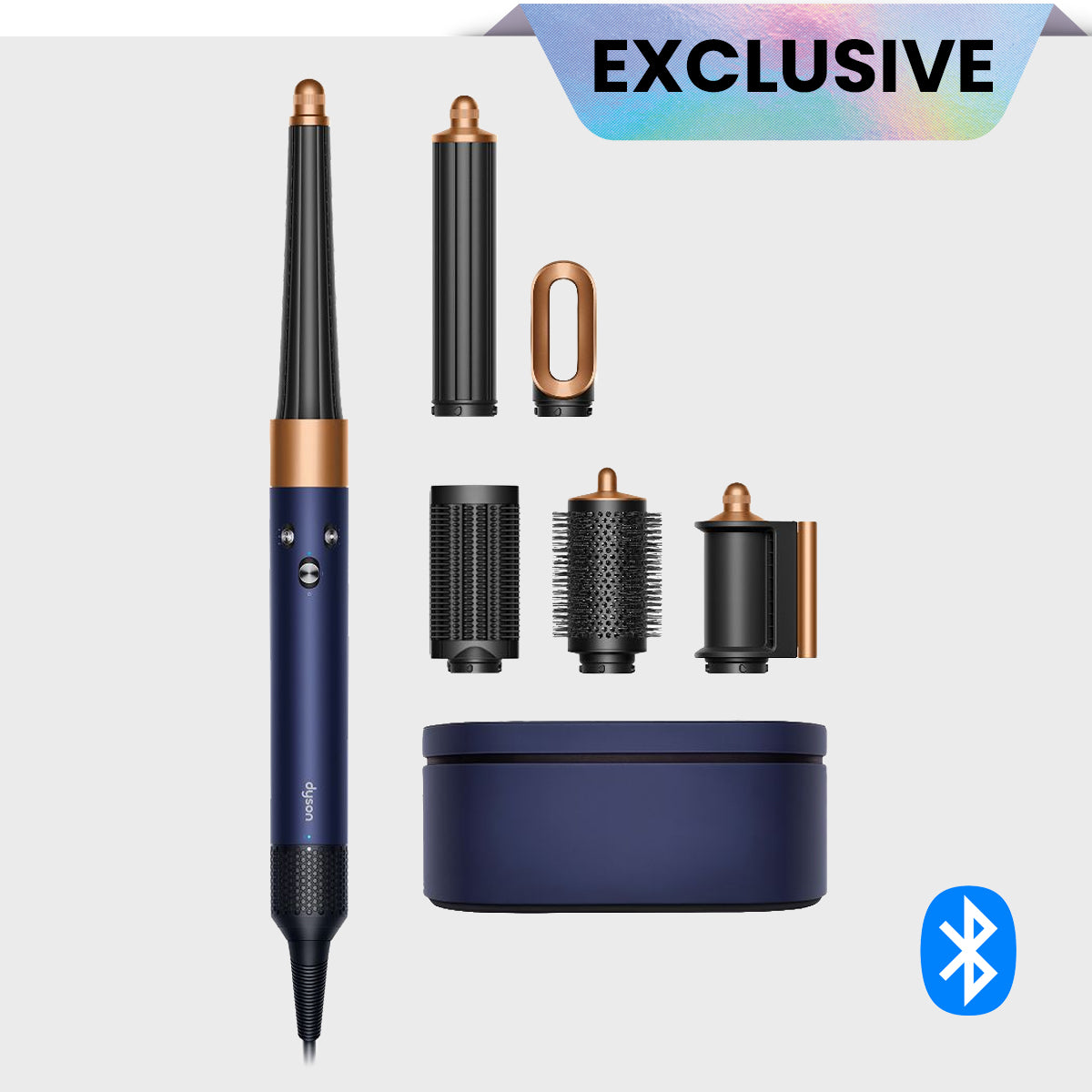 Dyson Airwarp ID MultiStyler & Dryer ( Straight To Wavy) Prussian Blue - EXCLUSIVE