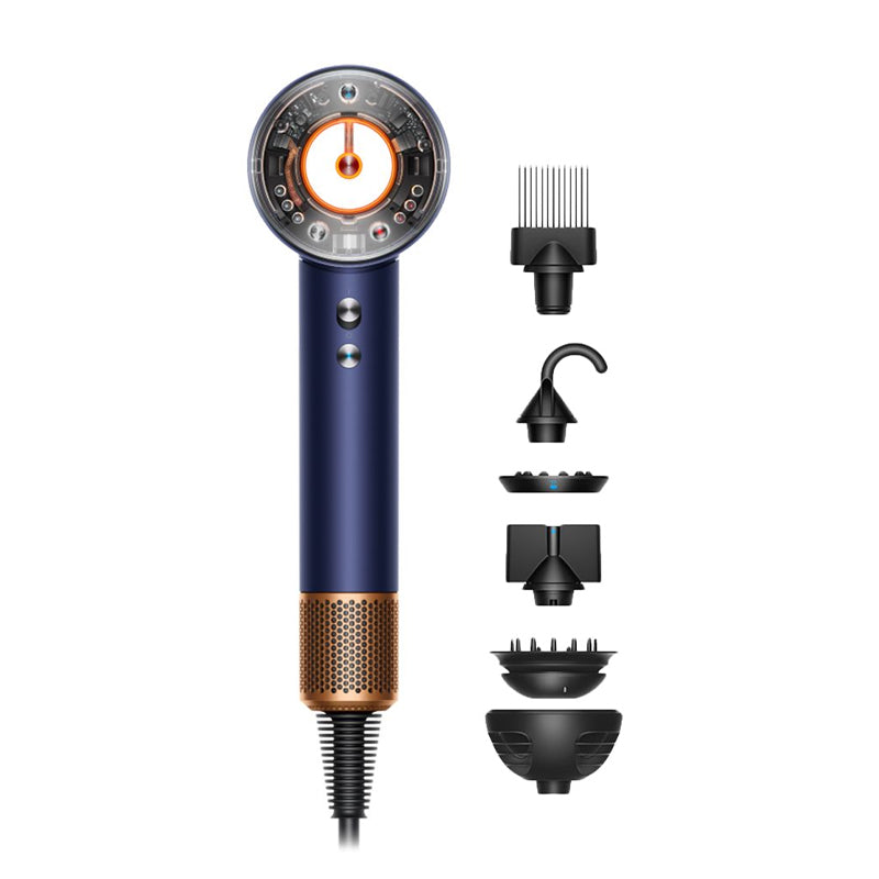 Dyson Supersonic Nural™ hair dryer in Prussian Blue/Rich Copper