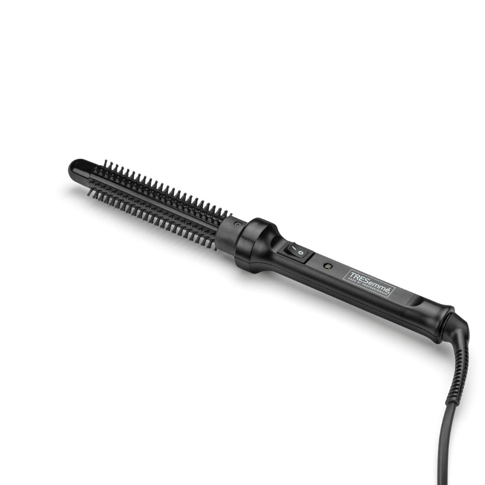 TRESemme Slim Ceramic Hot Brush, easy styling for short hair, lightweight, multi-voltage for travel, 19mm barrel for adding hair volume, shape, and root lift