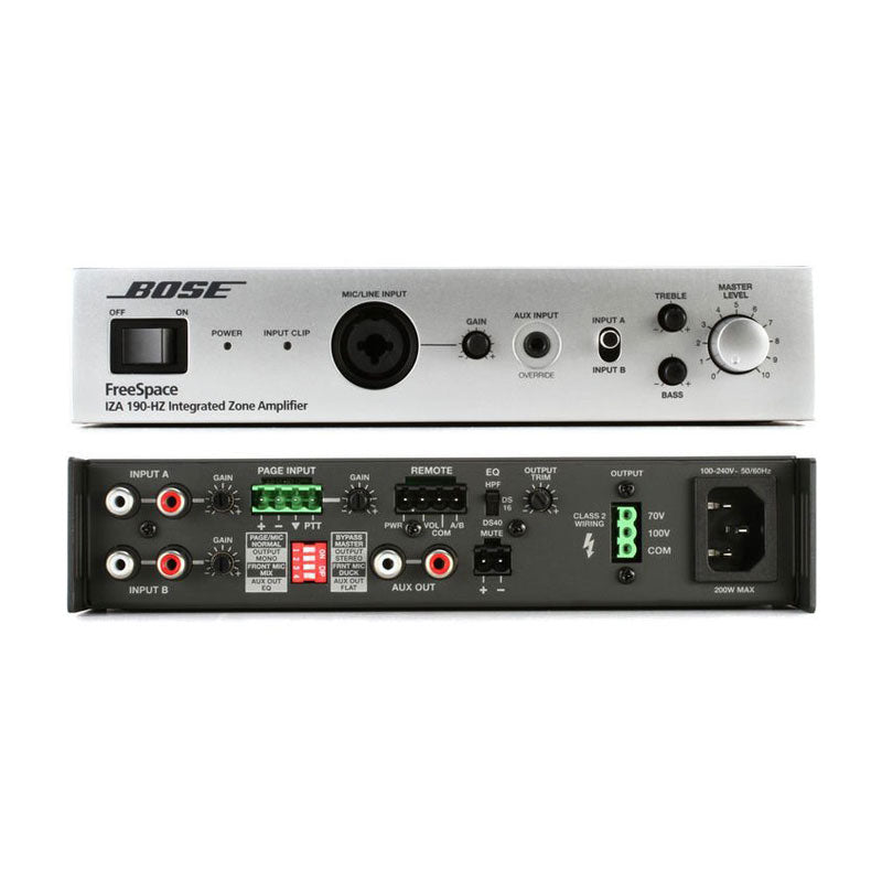 Bose FreeSpace IZA 190-HZ Amplifier With 8 Army Beat Ceiling Speakers FREE (SA3-22F) - OFFER