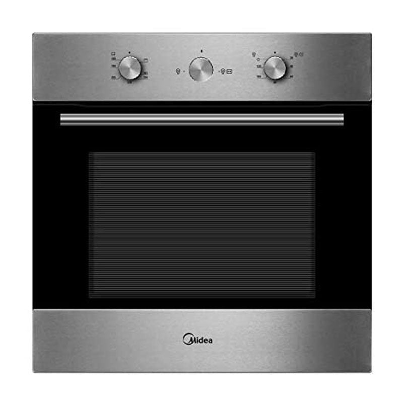 Midea 65QME65006 Built In Gas Oven 60 cm Stainless Steel / Black Glass