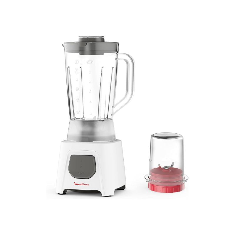 Moulinex Blendeo Blender With Grinder, 1.5 L, 450 W, White