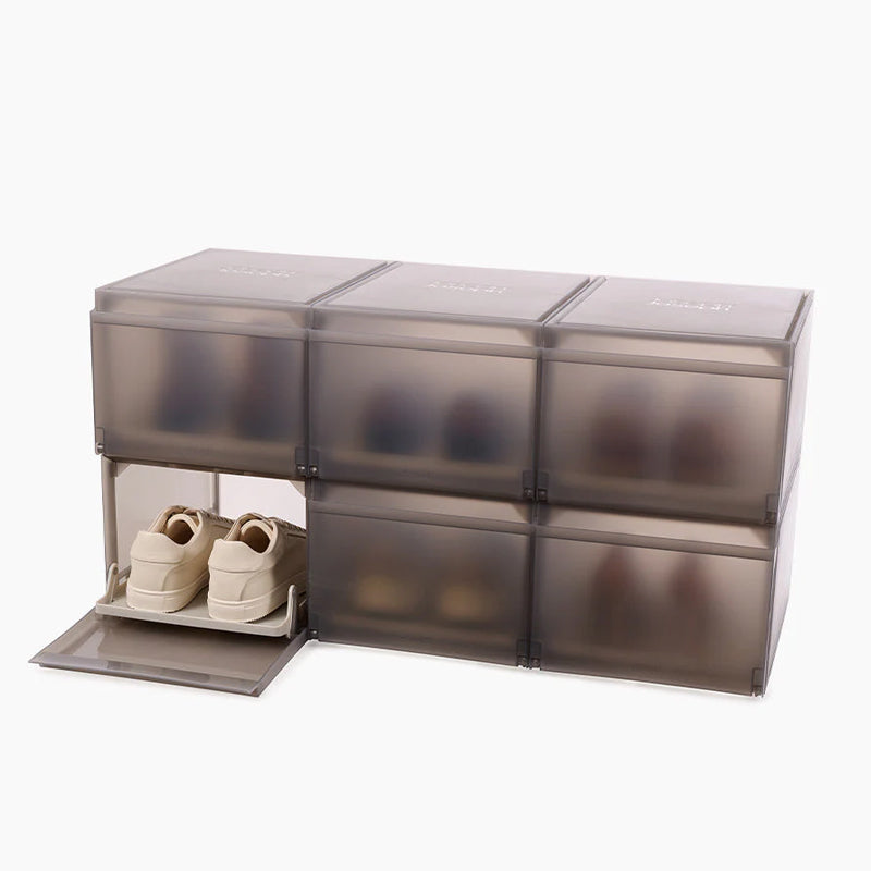 Joseph Joseph ShoeCase 6-piece Grey Shoe Storage Box